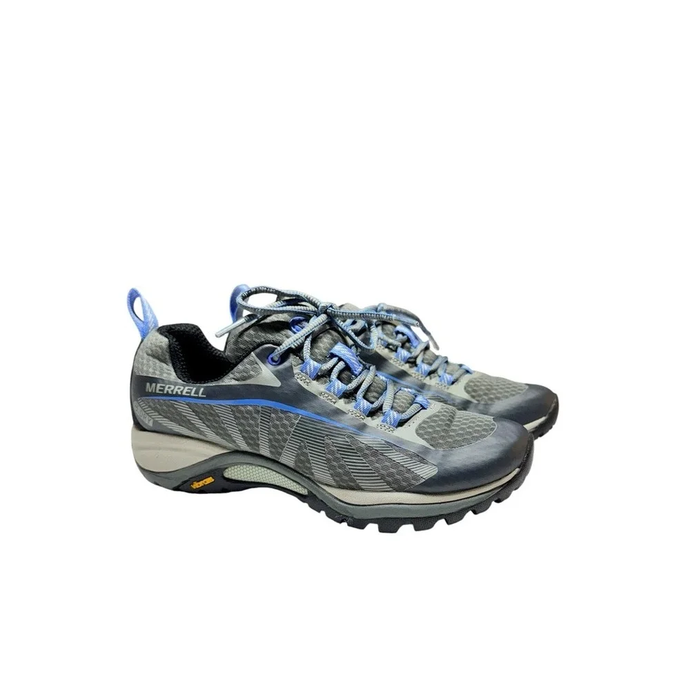 Merrell Women’s Grey & Blue Trail Running Shoe